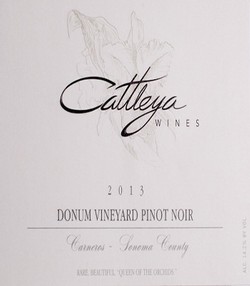 Cattleya Wines 2013 'Donum Vineyard' Pinot Noir Image
