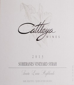 Cattleya Wines 2013 'Soberanes Vineyard' Syrah